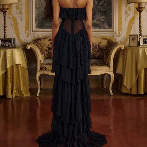 Mirror Palais Ballet Russes Gown Noir - Picture 3 of 5